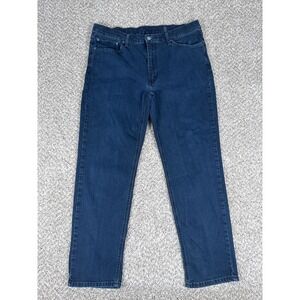 Levis 541 Jeans Mens 38 Blue Straight Leg Dark Zip Fly All Seasons Tech 38x32